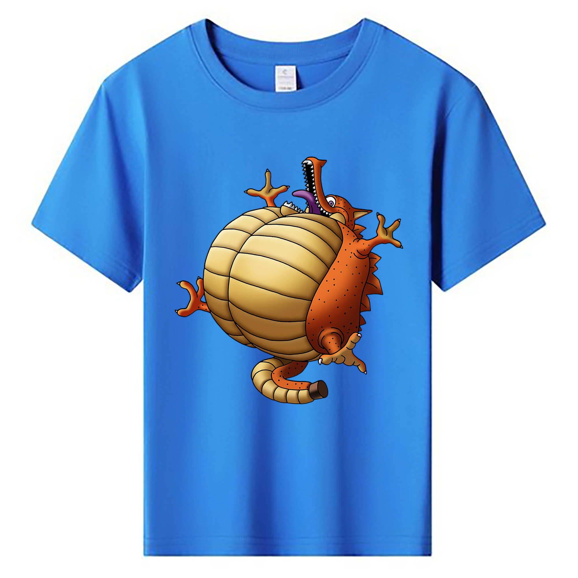 （画像用） ドラゴンクエスト Doragon Kuesuto Dragon Quest 綿100％キッズTシャツ（フロントプリント）